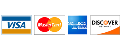 Accepted Major Credit Cards